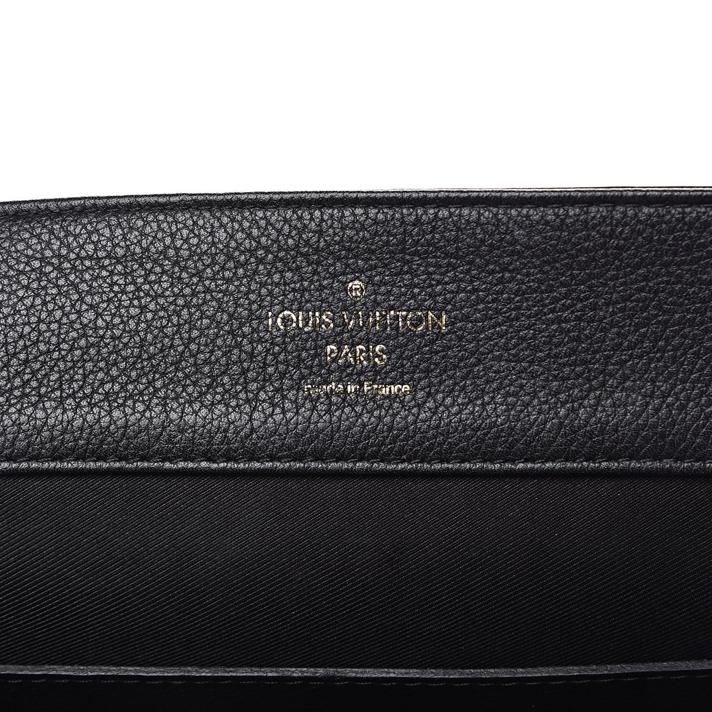 Calfskin Lockme MM Vanille Black