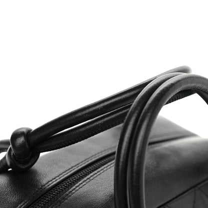Chanel Calfskin Quilted Small Cambon Bowler Black White 11 of 12