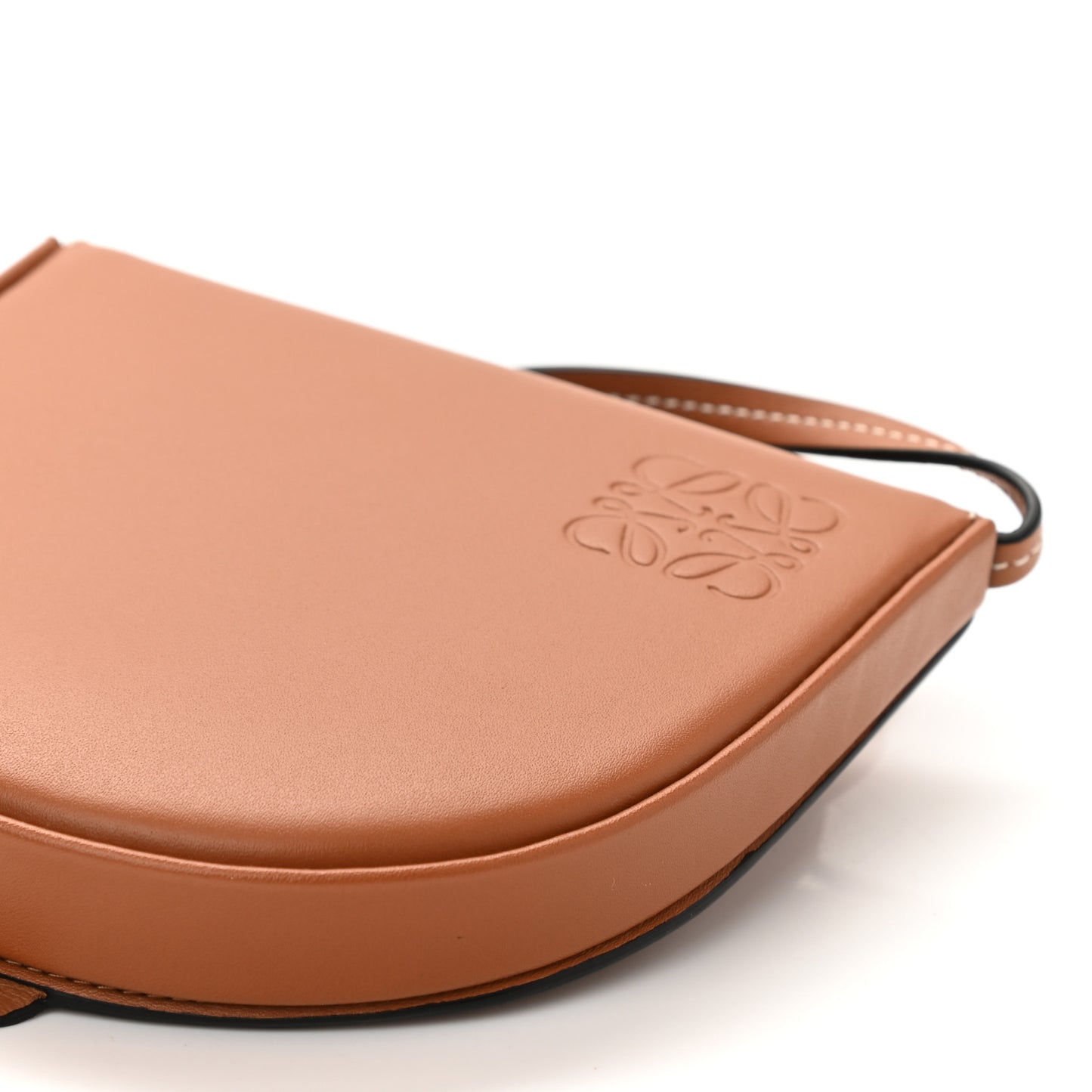 Soft Calfskin Small Heel Bag Tan