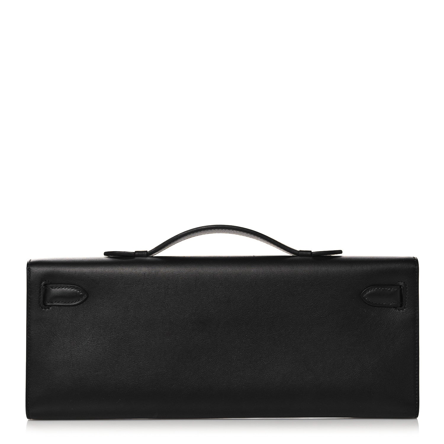 Hermes Swift Kelly Cut Clutch Pochette Black 4 of 29