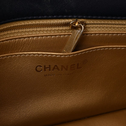 Chanel Lambskin Quilted Mini Pearl Crush Rectangular Flap Navy Blue 6 of 11