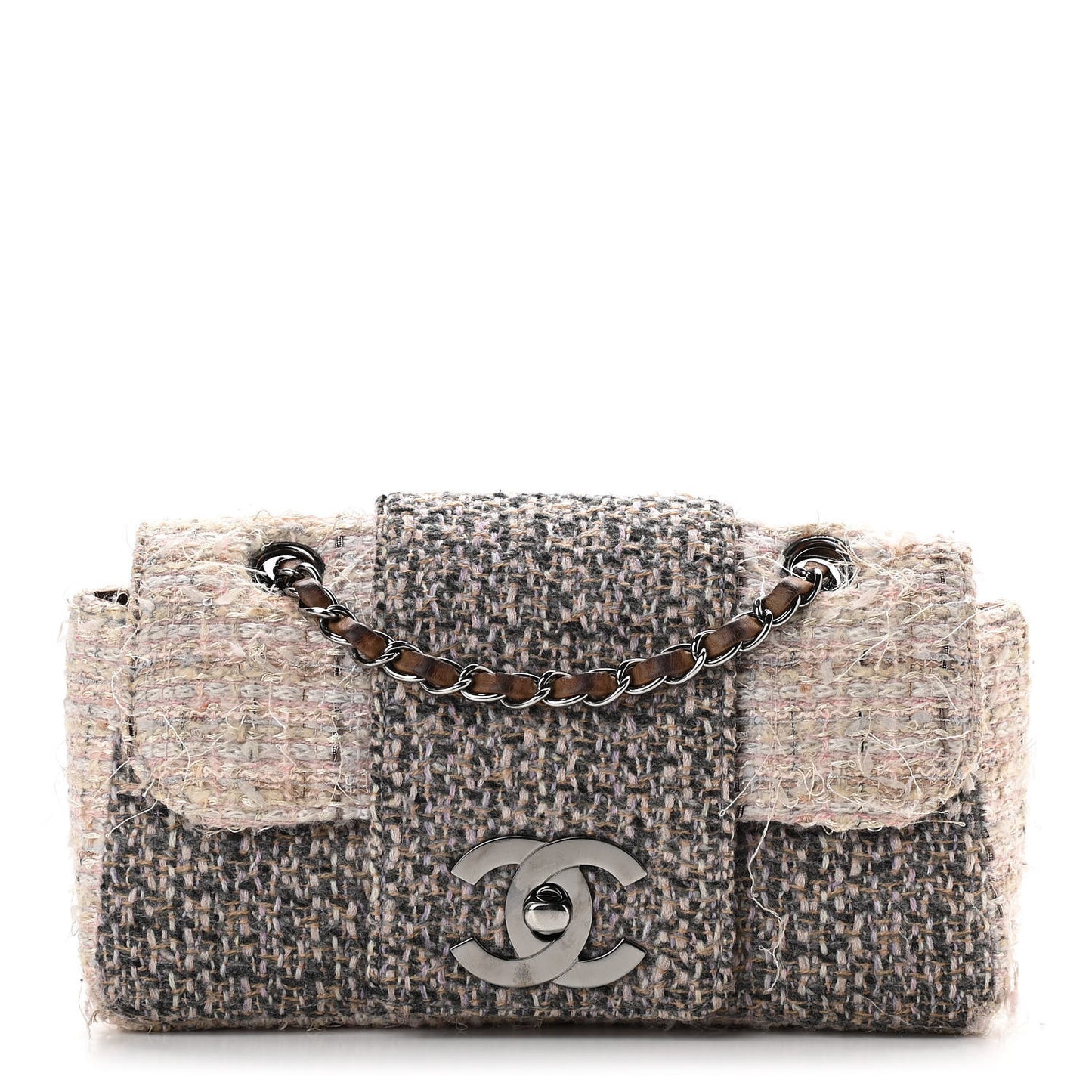 Tweed Small Fantasy Flap Grey