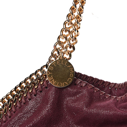 Stella McCartney Shaggy Deer Falabella Fold Over Tote Burgundy 10 of 14