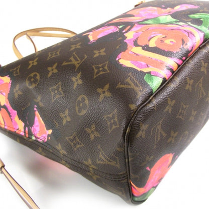 Louis Vuitton Monogram Roses Neverfull MM 5 of 9