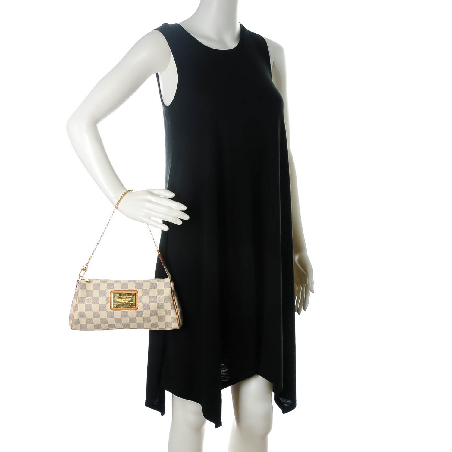 Louis Vuitton Damier Azur Eva Clutch 2 of 7
