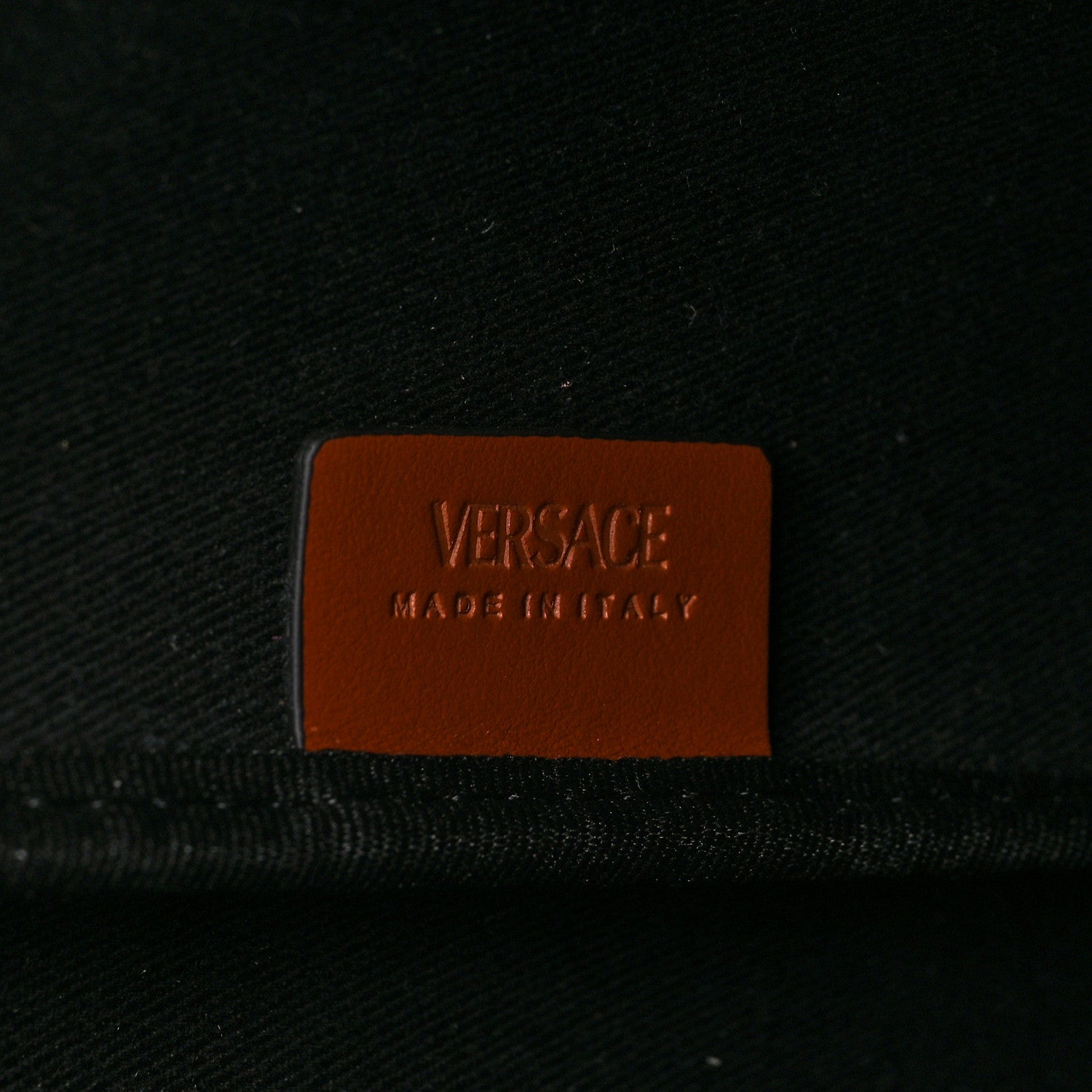 Versace Coated Canvas Calfskin La Greca Medusa Signature Shopper Tote Bag Tan Caramel 5 of 7