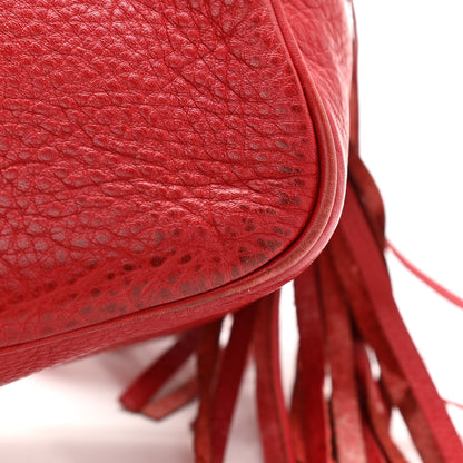 Gucci Pebbled Calfskin Small Soho Disco Bag Tabasco Red 14 of 15