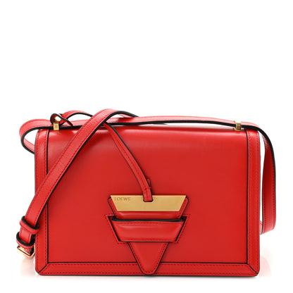Loewe Calfskin Small Barcelona Shoulder Bag Red 1 of 9