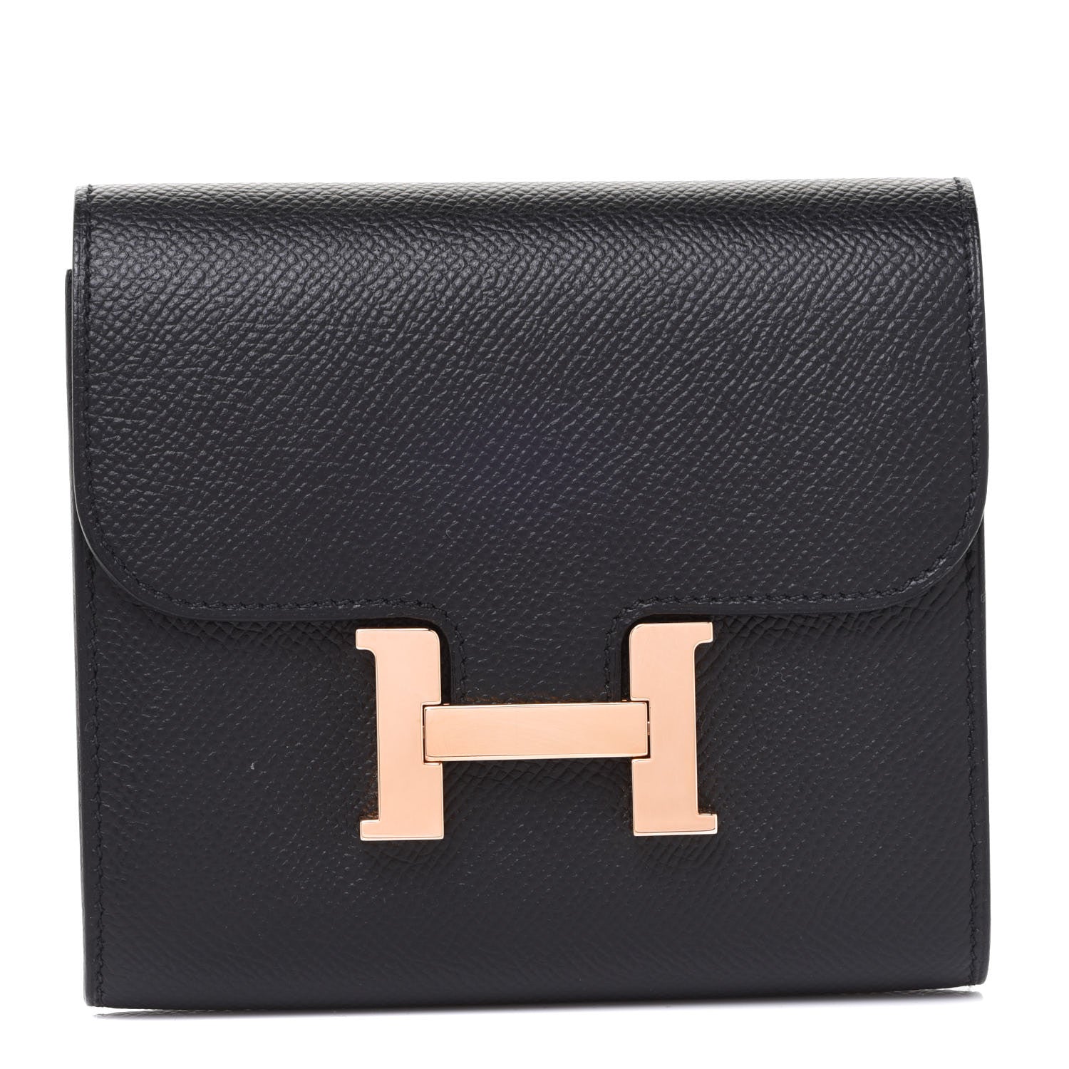 Hermes Epsom Constance Short Wallet Black 1 of 8