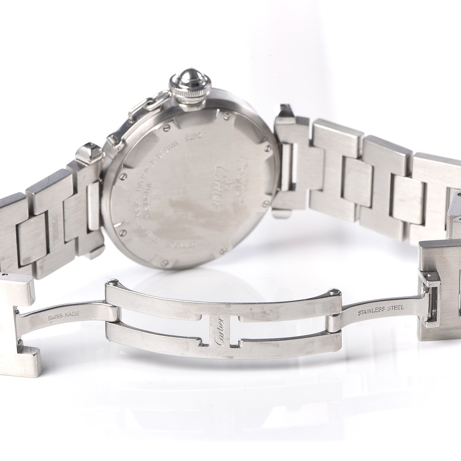 Cartier Stainless Steel 35mm Pasha C Big Date Automatic Watch 6 of 7