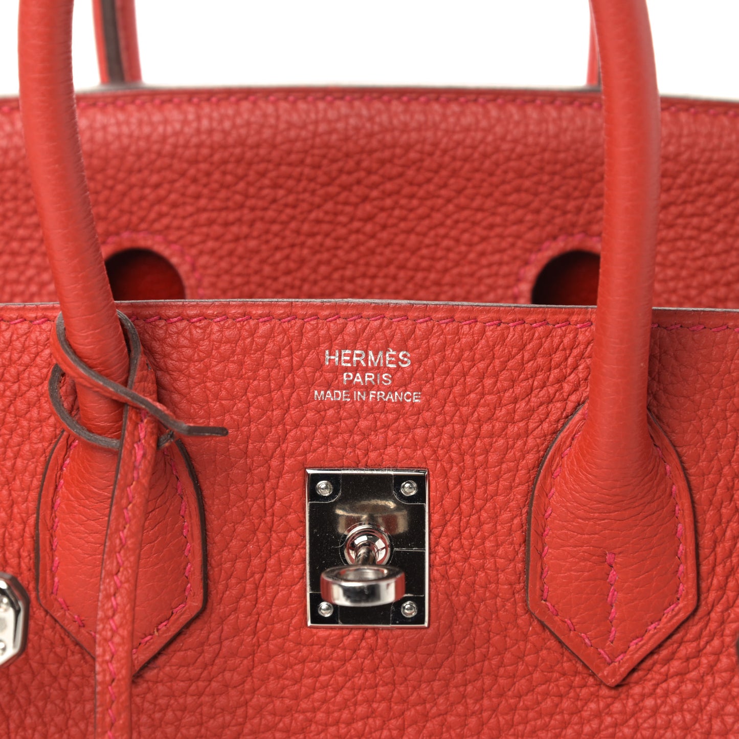 Togo Birkin 25 Rouge Casaque