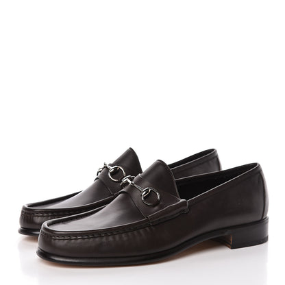 Gucci Calfskin Mens 1953 Horsebit Loafers 12.5 Marrone 3 of 9