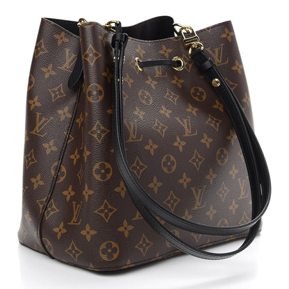 Louis Vuitton Monogram Neonoe MM Black 3 of 9
