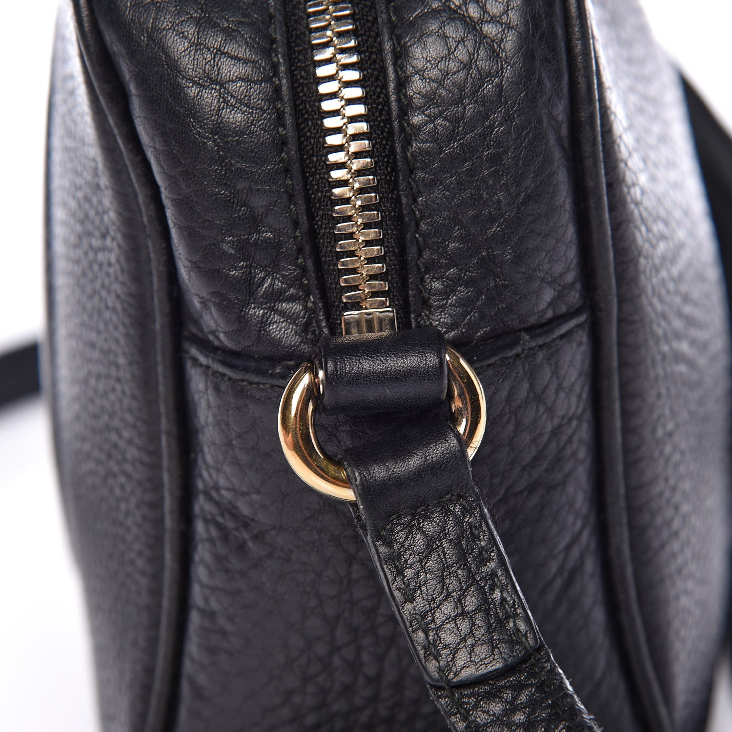 Gucci Pebbled Calfskin Small Soho Disco Bag Black 15 of 16