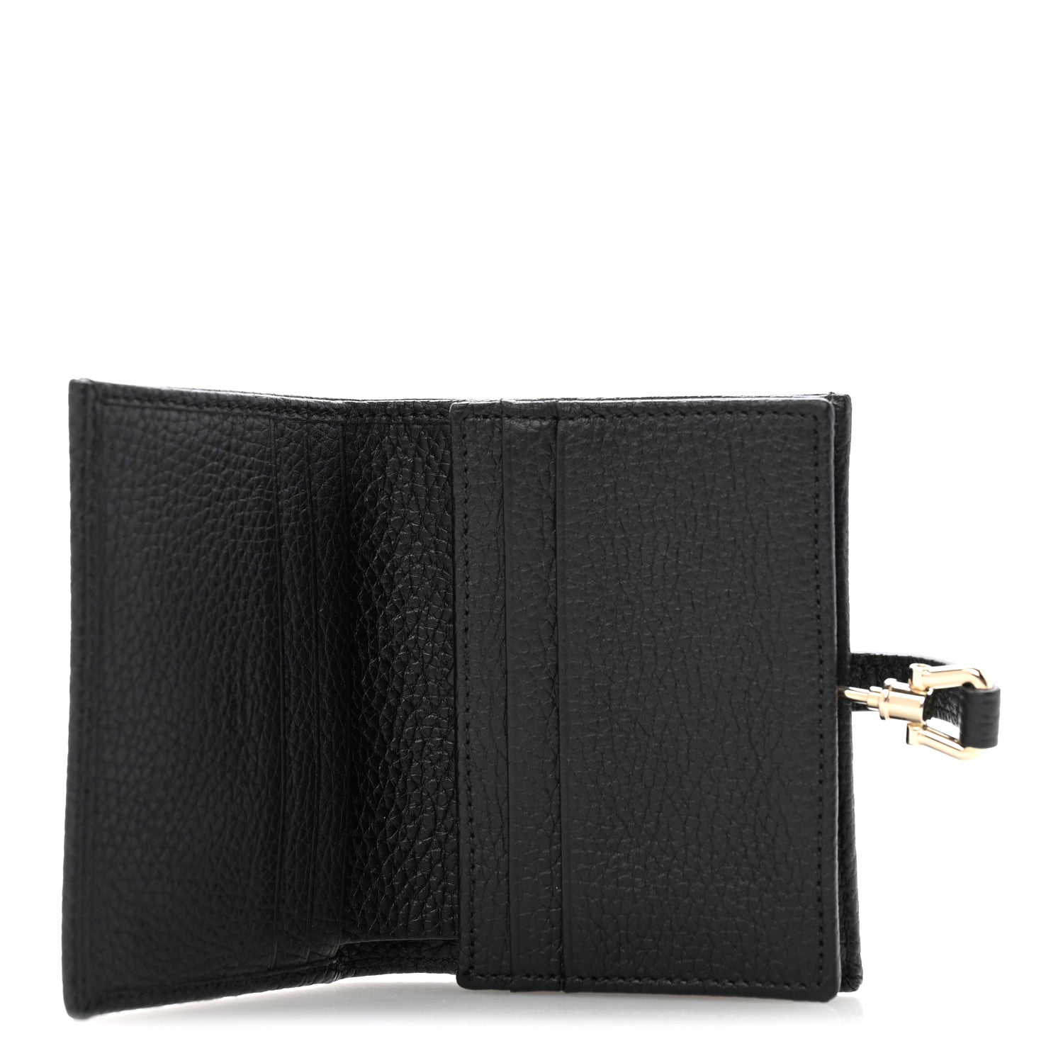 Gucci Calfskin Jackie 1961 Card Case Black 5 of 8