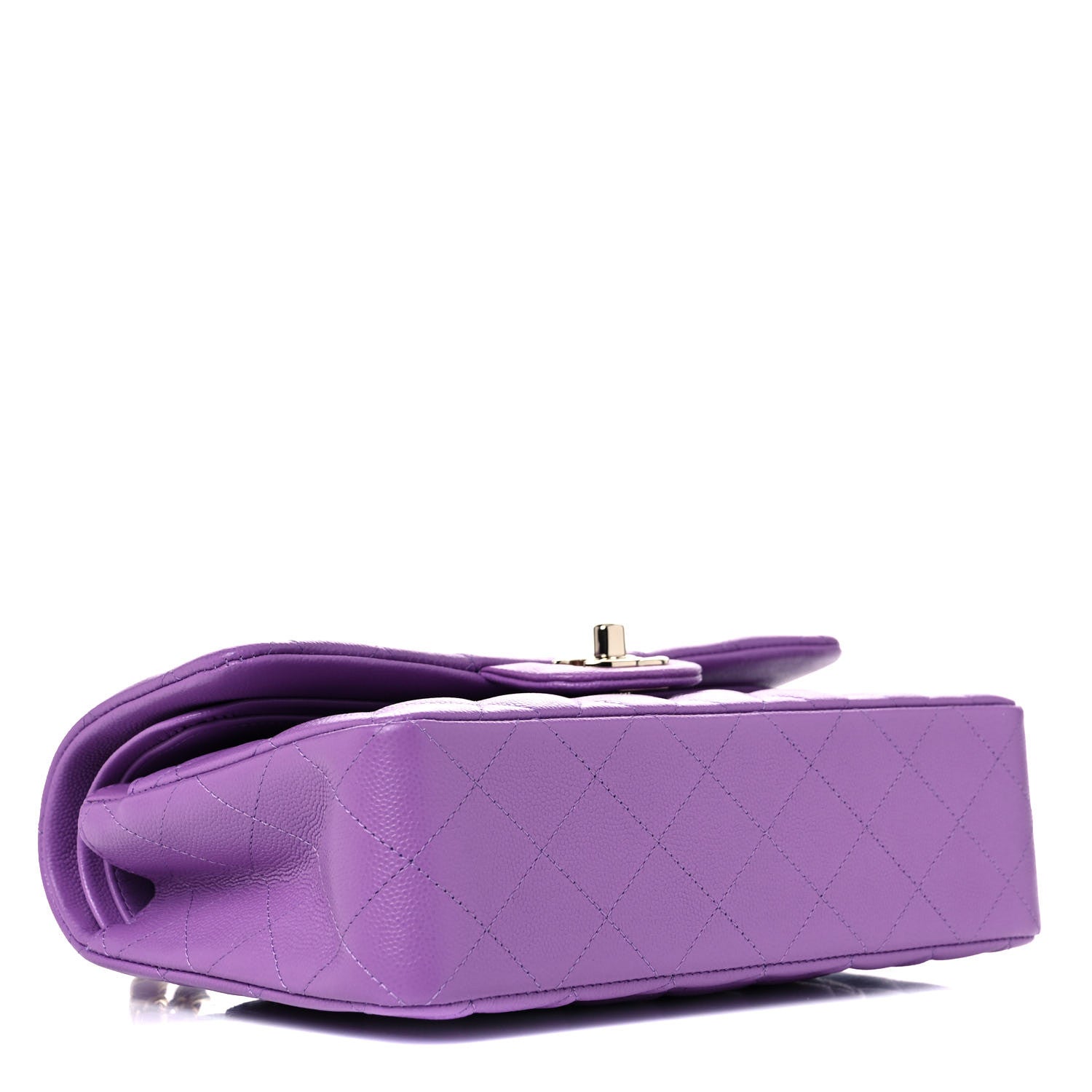 Chanel Caviar Quilted Small Double Flap Purple 4 of 10
