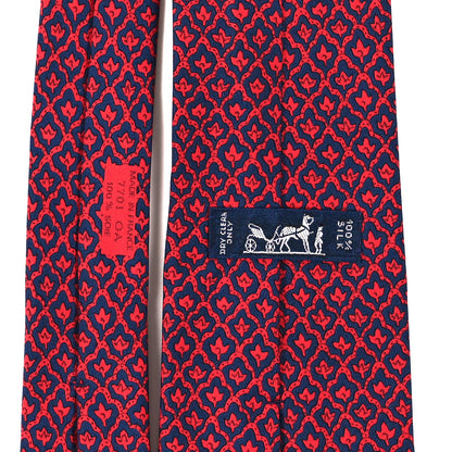 Hermes Silk Printed Mens Neck Tie 3 of 3