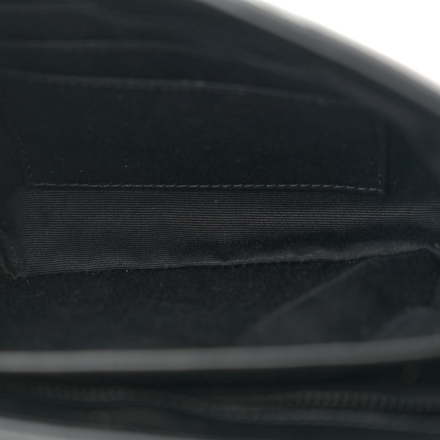 Saint Laurent Calfskin Y Quilted Monogram Monochrome Toy Loulou Crossbody Bag Black 5 of 10