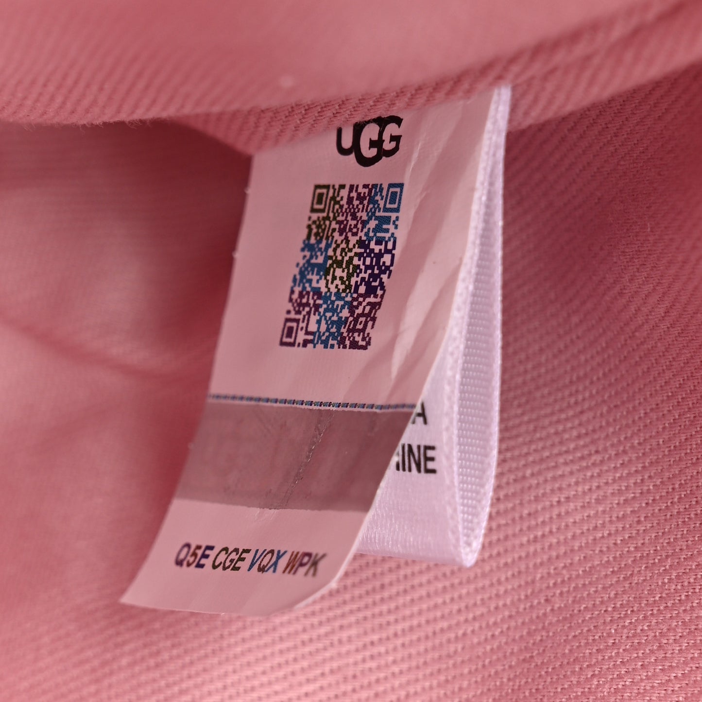 X UGG Suede Shearling Small Shopping Bag Pink