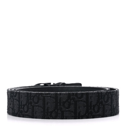 Christian Dior Oblique 35mm Belt 100 Black 2 of 6