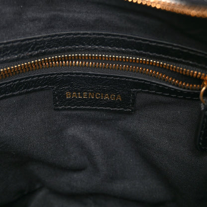 Balenciaga Agneau Arena Small Le Cagole Shoulder Bag Black 7 of 10