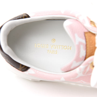 Louis Vuitton Monogram Giant Time Out Sneakers 36 Rose 8 of 11