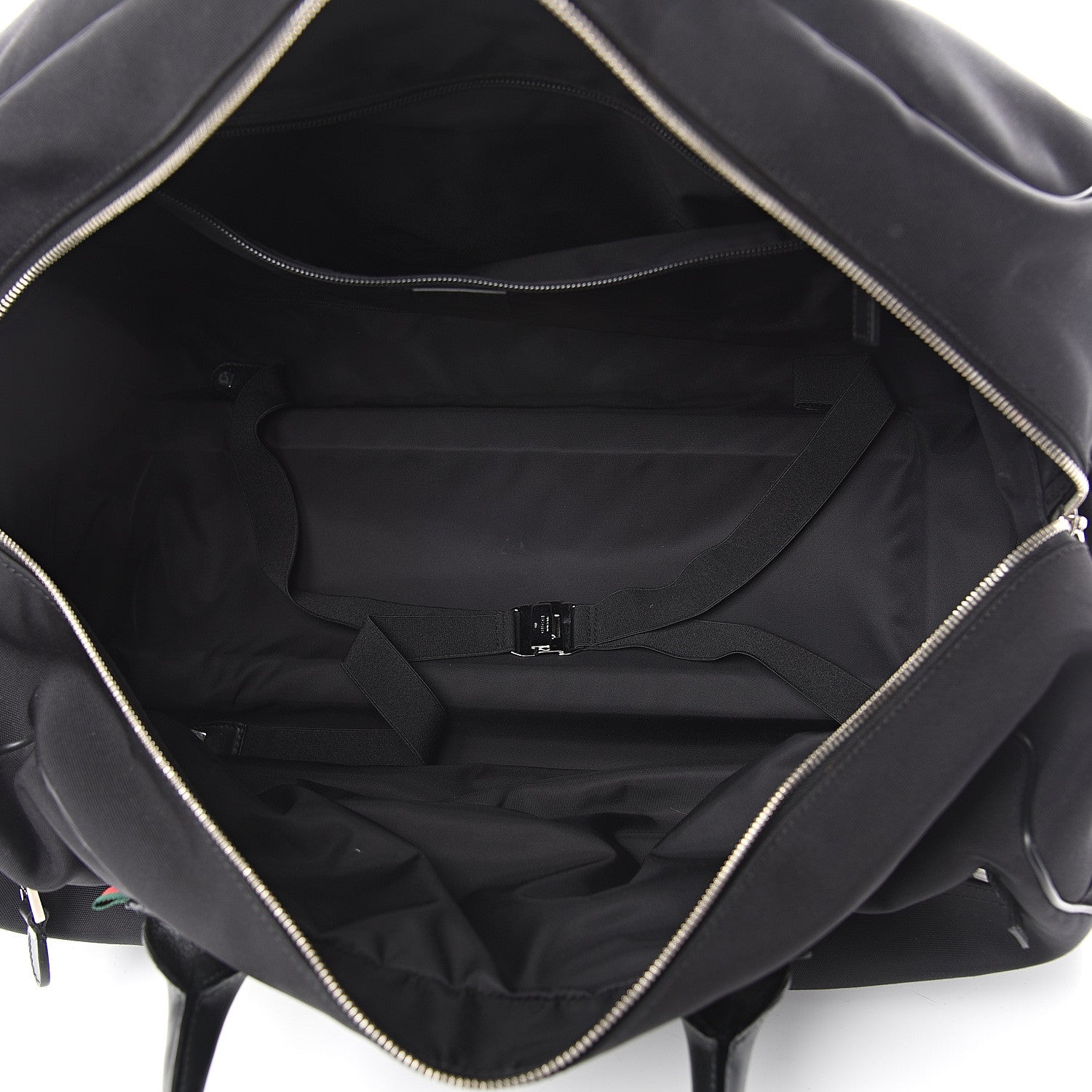 Gucci Canvas Carry On Duffle Black 5 of 10