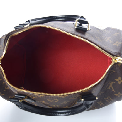 Louis Vuitton Monogram My World Tour Speedy Bandouliere 30 Black 5 of 10