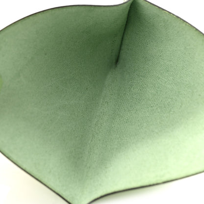 Hermes Epsom Tarmac Dot PM Passport Holder Vert Criquet Bleu Brume 5 of 8