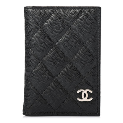 Chanel Caviar Quilted Card Holder Wallet Black 1 of 4
