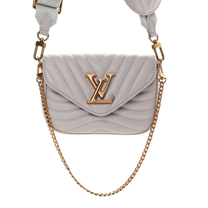 Louis Vuitton Calfskin New Wave Multi Pochette Brume 8 of 13