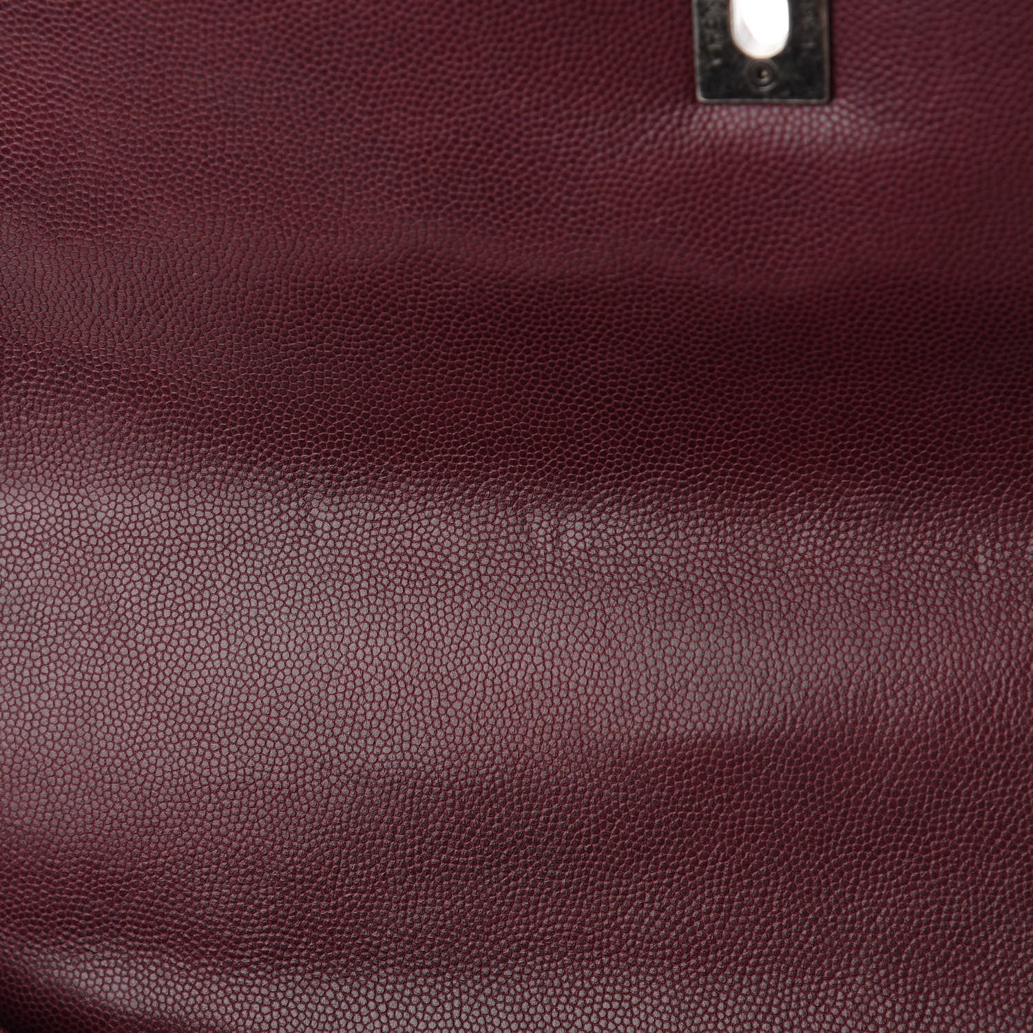 Chanel Caviar Quilted Medium Coco Handle Flap Burgundy 9 of 10