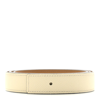 Hermes Swift Epsom 24mm Belt Strap 85 Craie Biscuit 1 of 5