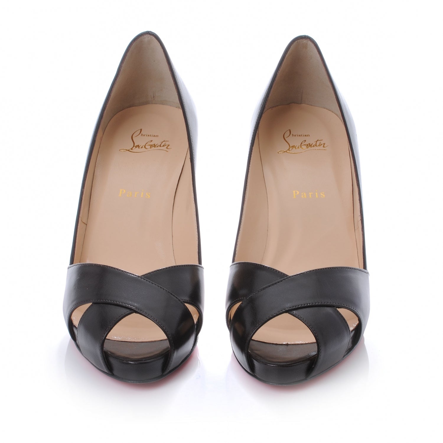 Christian Louboutin Kid Shelley 90 Pumps 40.5 Dark Brown 2 of 6