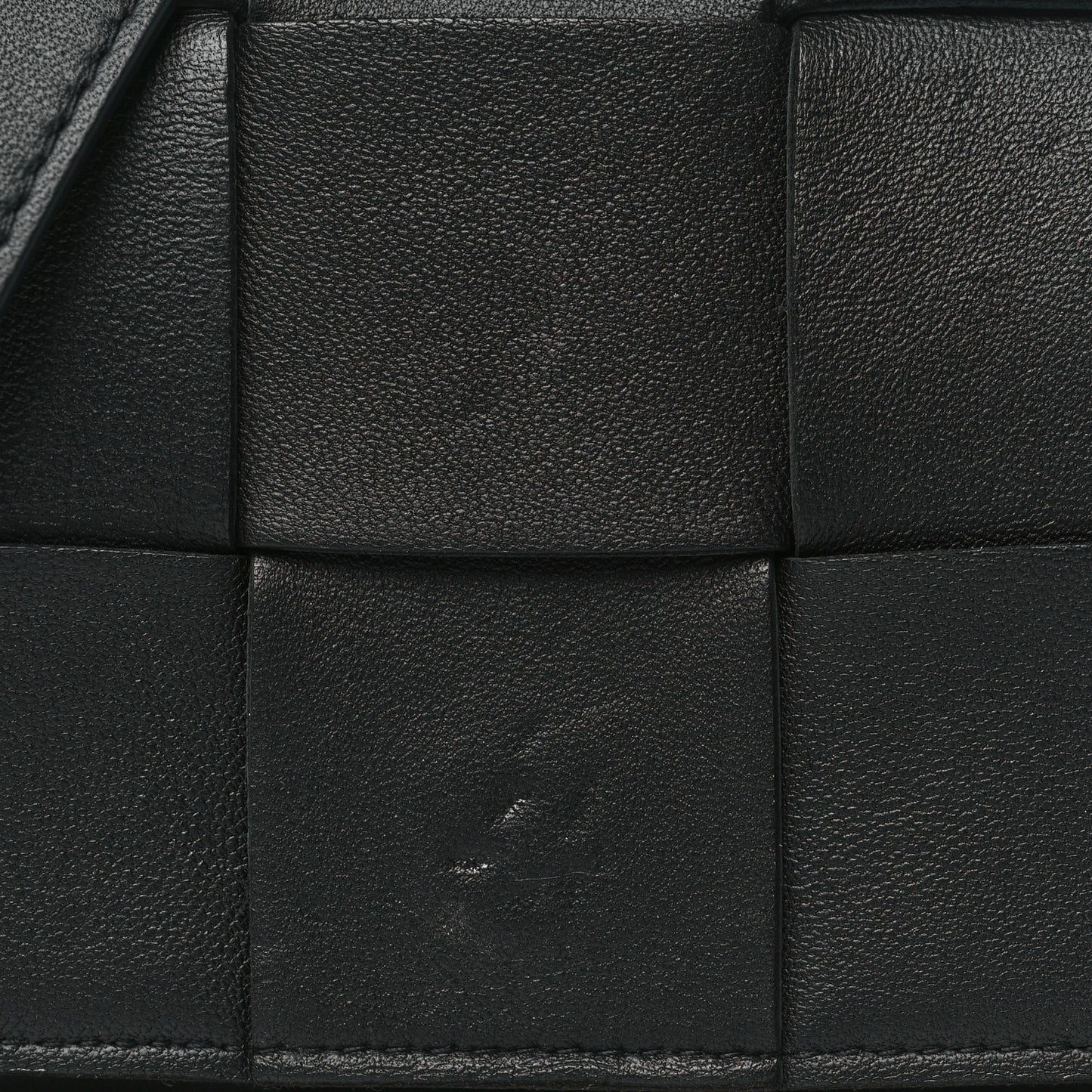 Lambskin Maxi Intreccio Candy Cassette Crossbody Bag Black