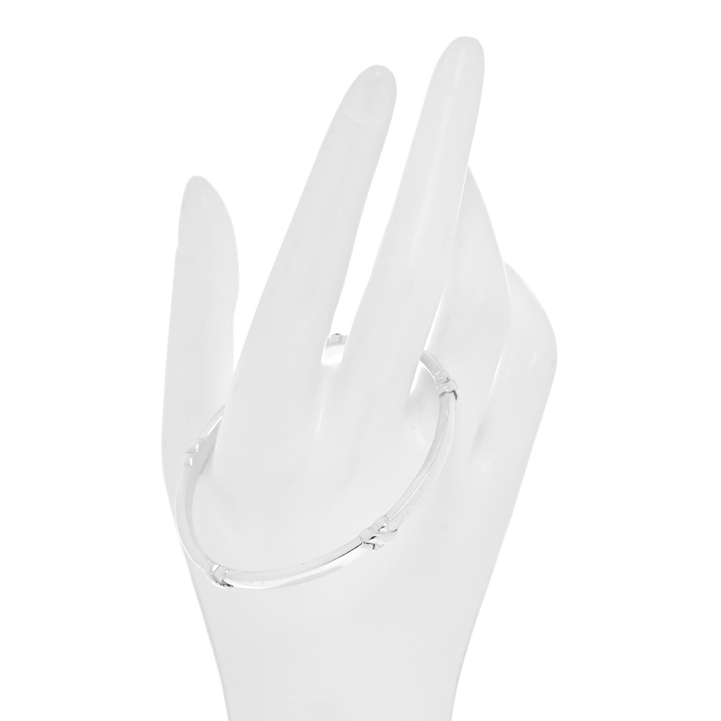 Sterling Silver Signature X Bangle Bracelet