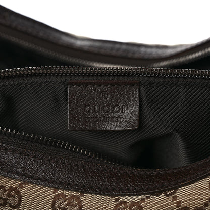 Gucci Monogram Front Pocket Hobo Dark Brown 6 of 14