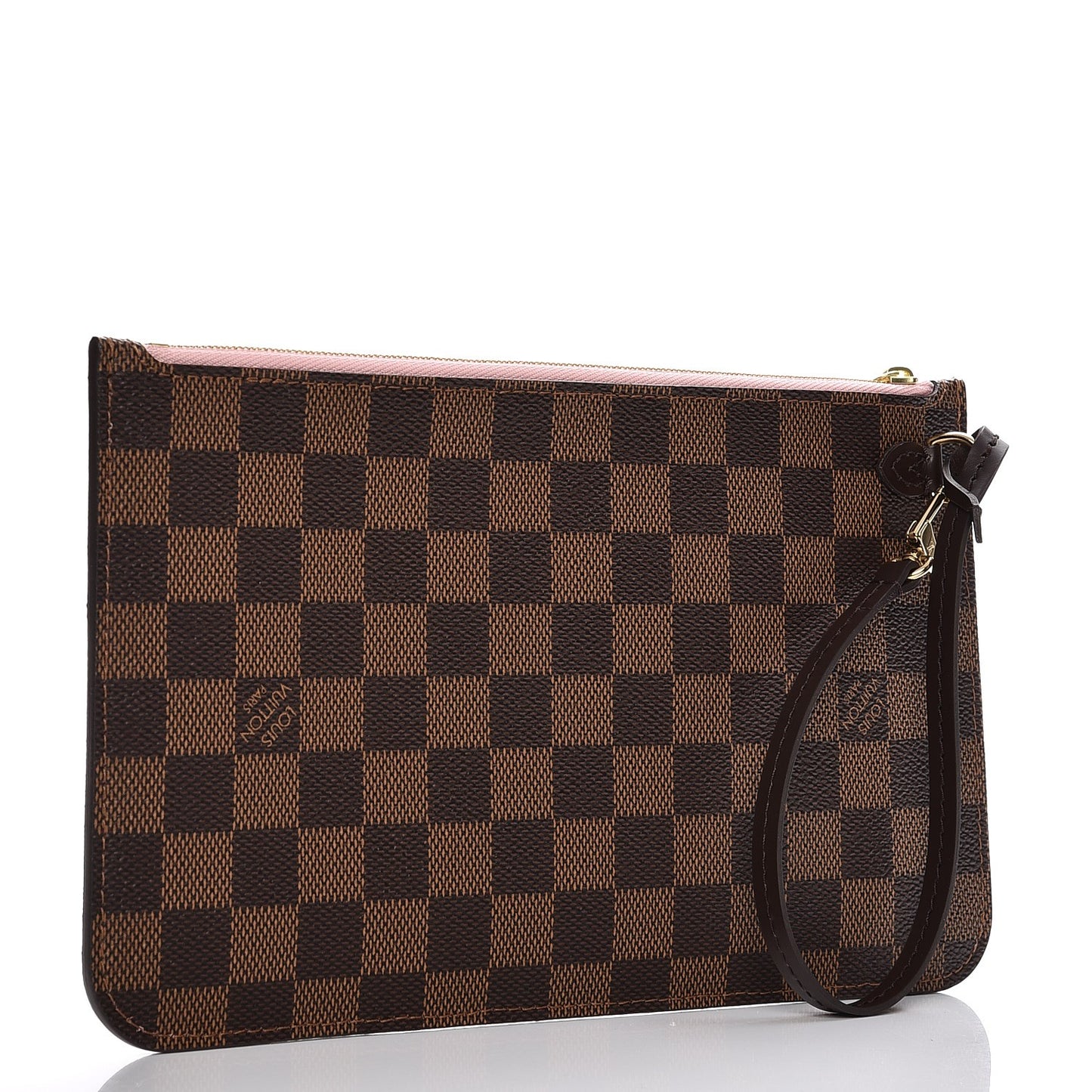 Damier Ebene Neverfull MM GM Pochette Rose Ballerine