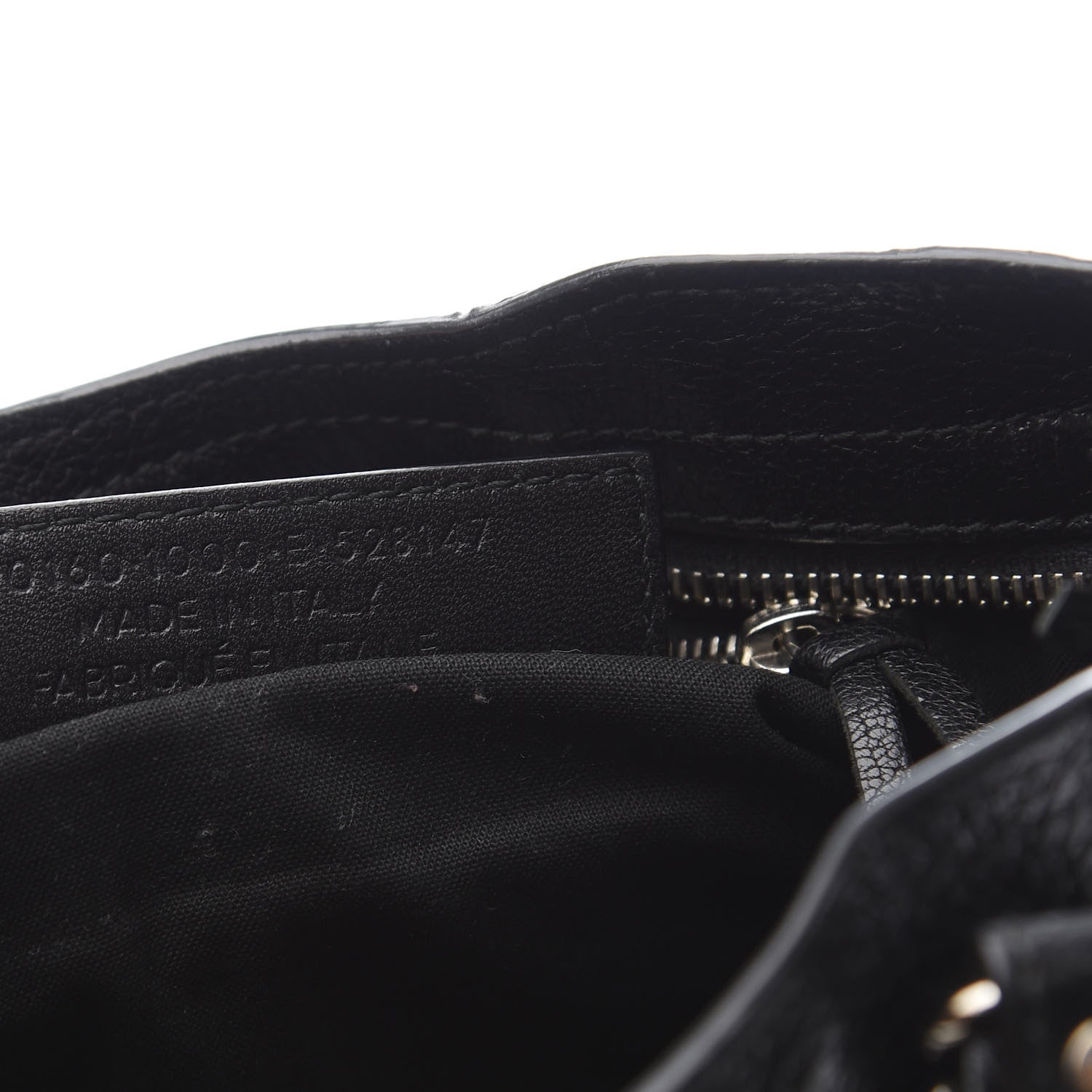Balenciaga Chevre Silver Metallic Edge Hardware Mini City Black 6 of 10