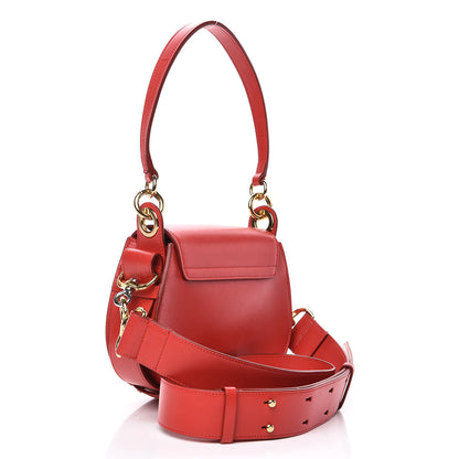Chloe Calfskin Small Tess Bag Plaid Red 3 of 11