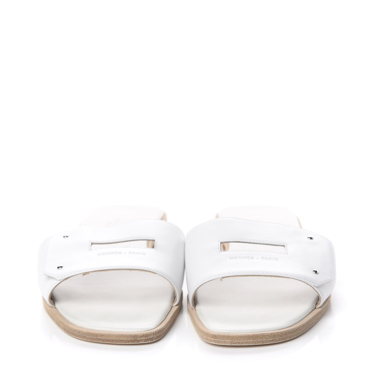 Calfskin View Sandals 37.5 White