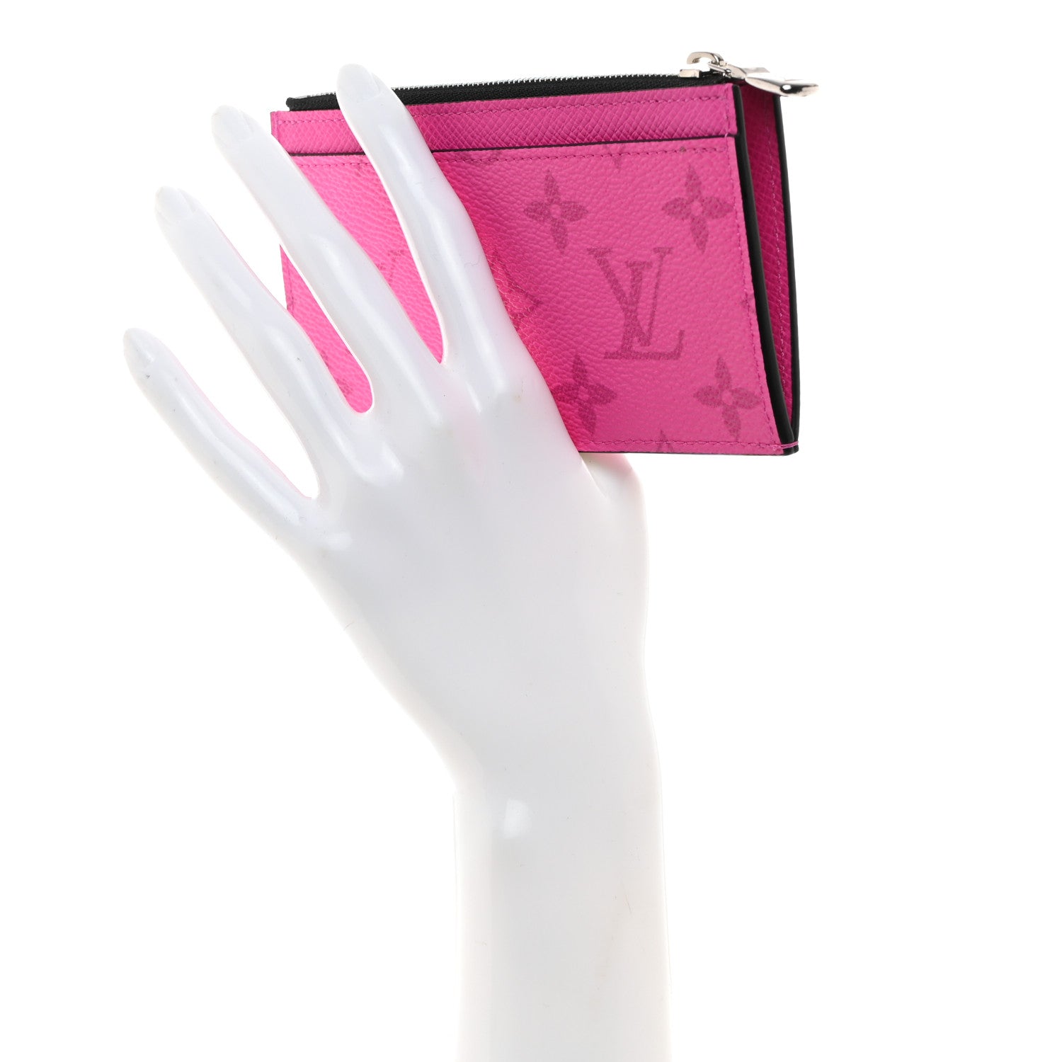 Louis Vuitton Taigarama Coin Card Holder Fuchsia 2 of 6