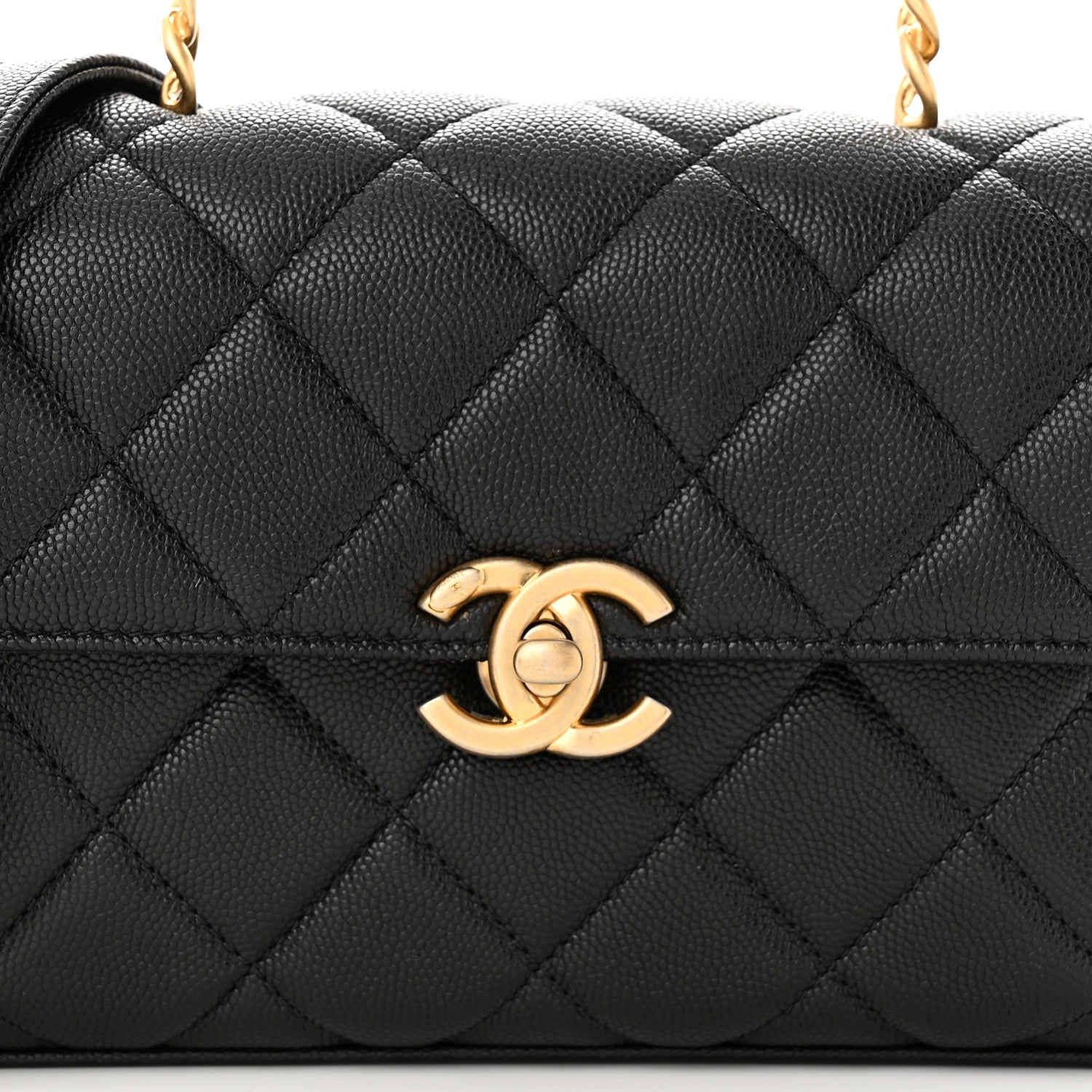 Chanel Caviar Quilted Small Carry Me Top Handle Flap Black 8 of 10