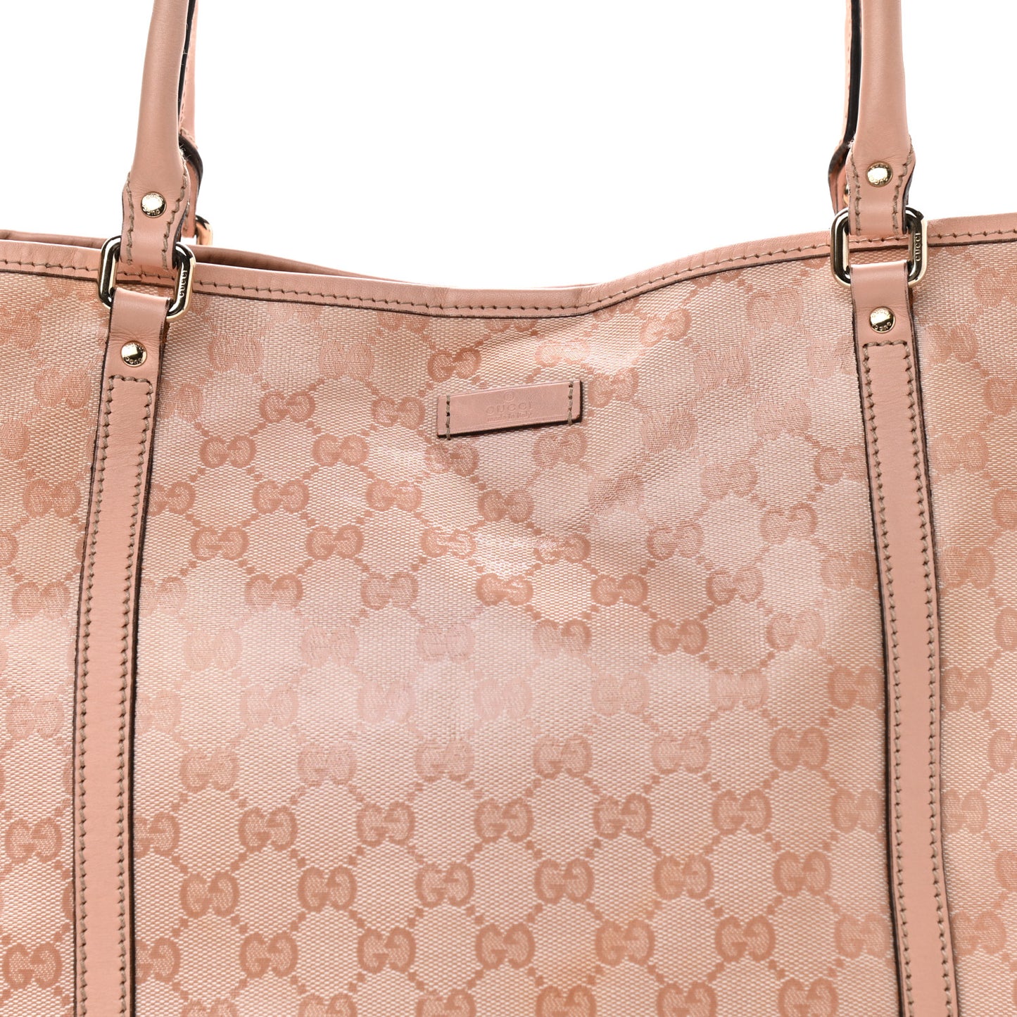 Crystal Monogram Joy Tote Blush Pink