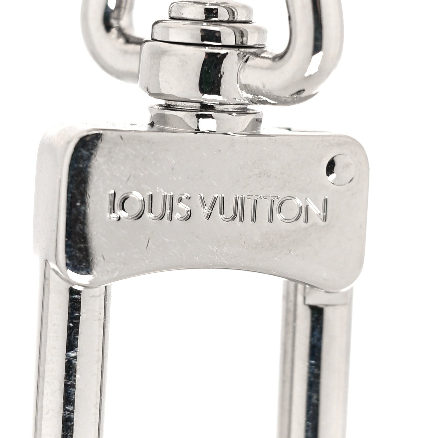 Louis Vuitton Taiga Calfskin LV Club Key Holder Ardoise 3 of 4
