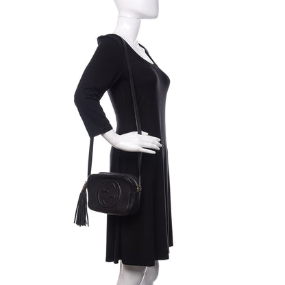 Gucci Pebbled Calfskin Small Soho Disco Bag Black 2 of 12