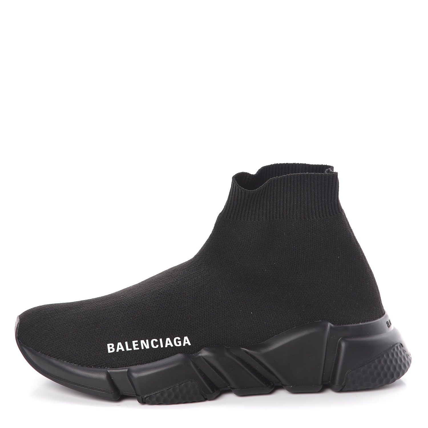 Balenciaga Neoprene Knit Womens Speed Sneakers 36 Black 1 of 8