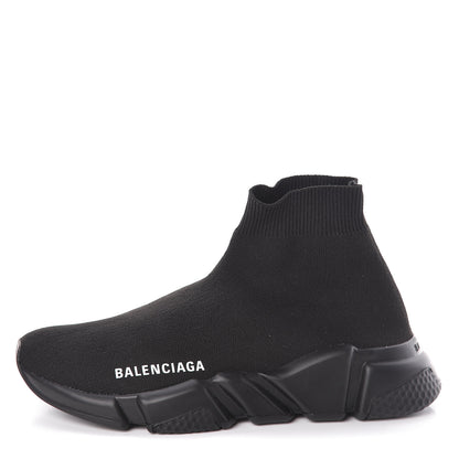 Balenciaga Neoprene Knit Womens Speed Sneakers 36 Black 1 of 8