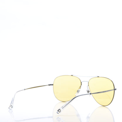 Gucci Metal Aviator GG0500S Sunglasses Yellow 4 of 7