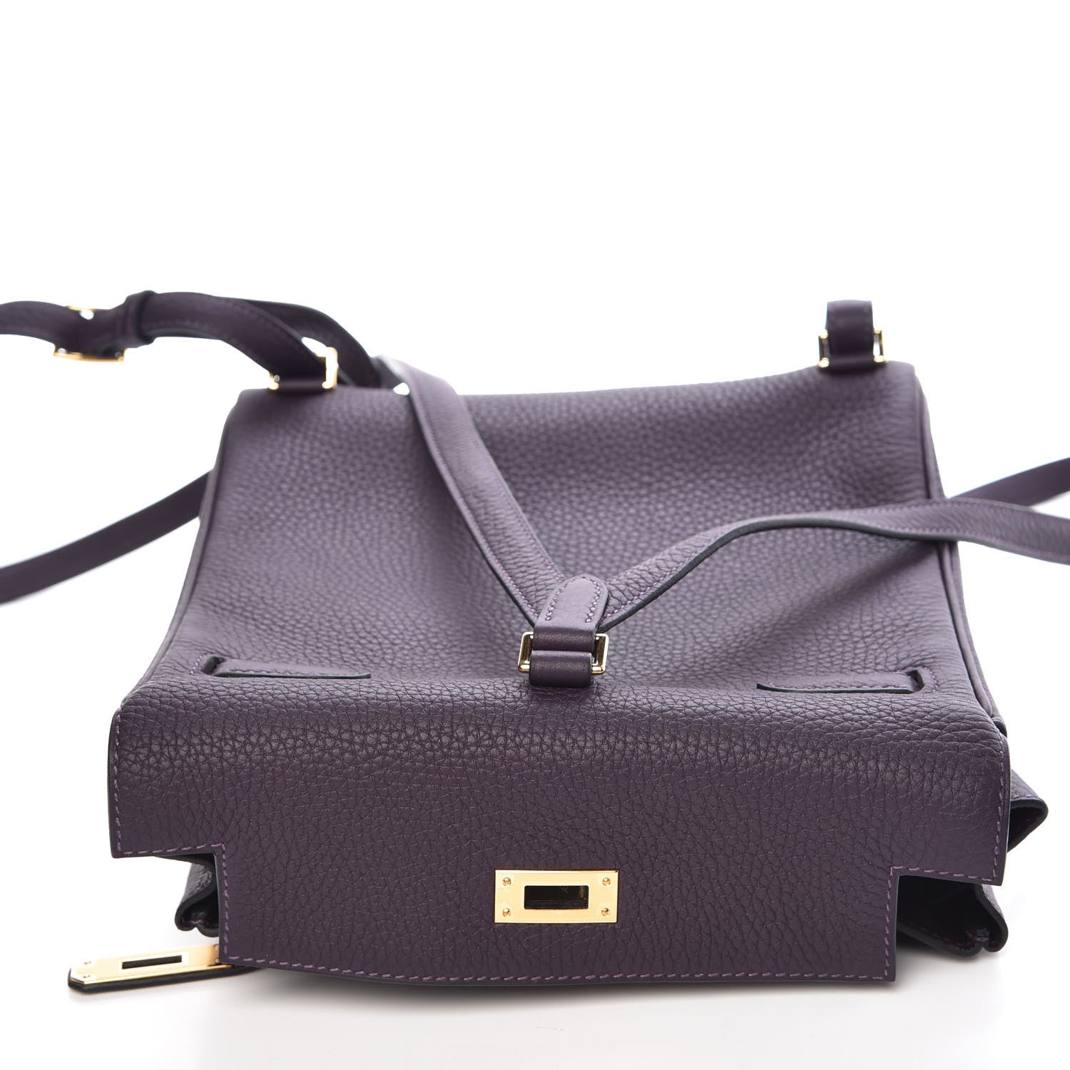Hermes Togo Kelly Ado Backpack Raisin 9 of 34